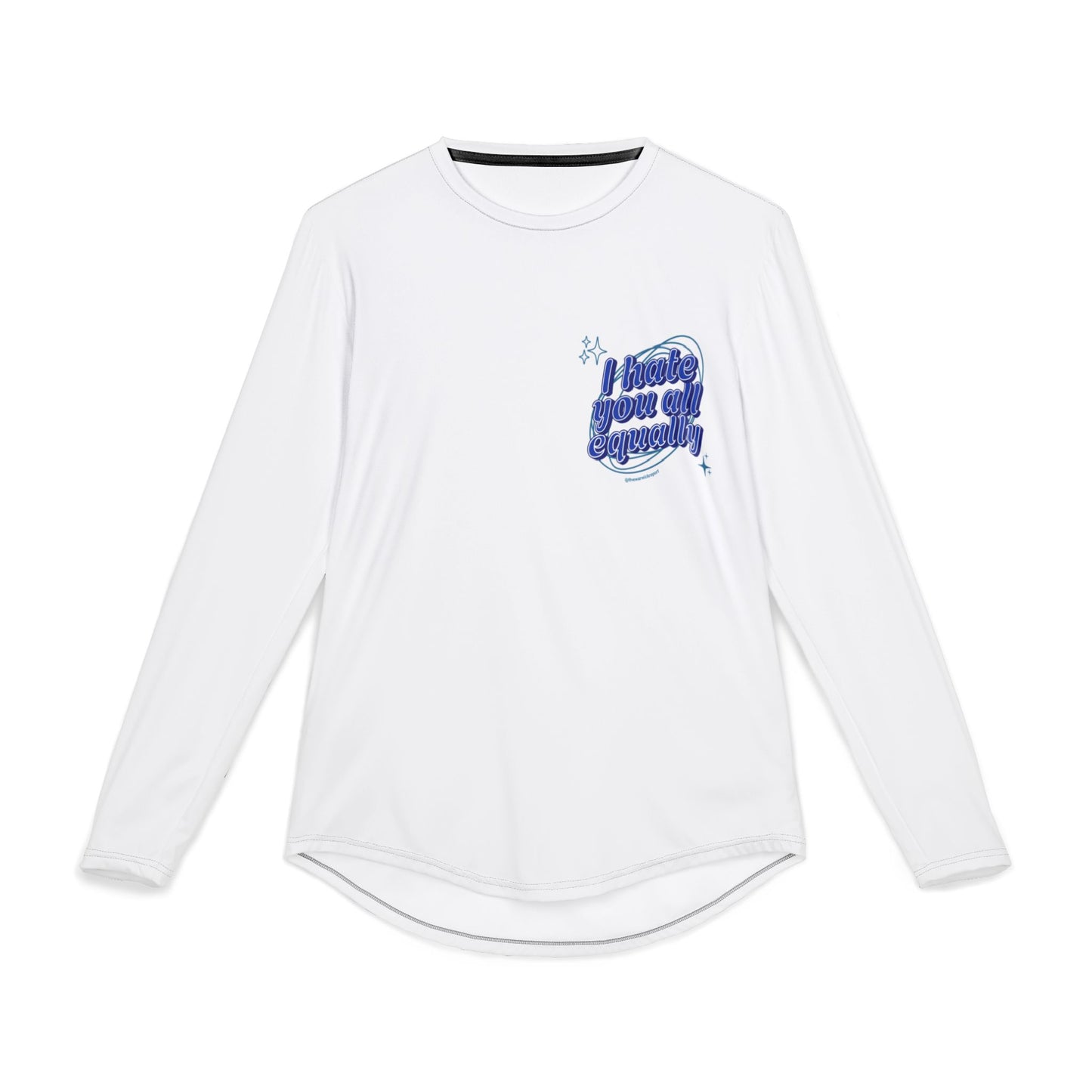 i hate you all equally stars long sleeve UV protection shirt