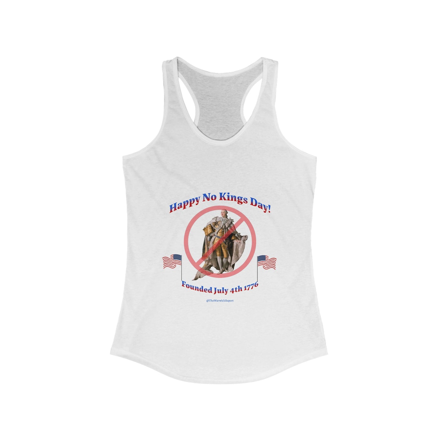 no kings day women's tank top