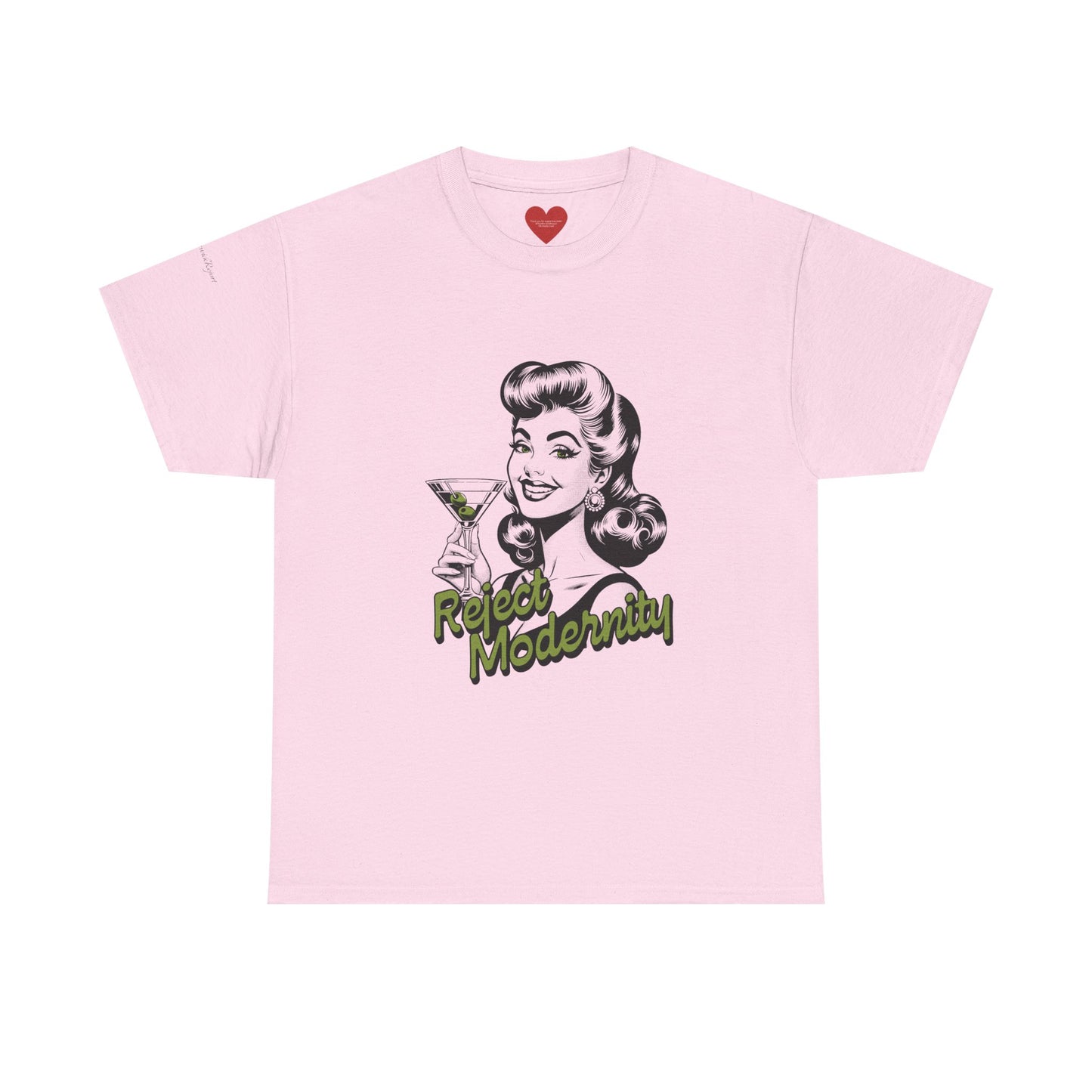 reject modernity martini tee
