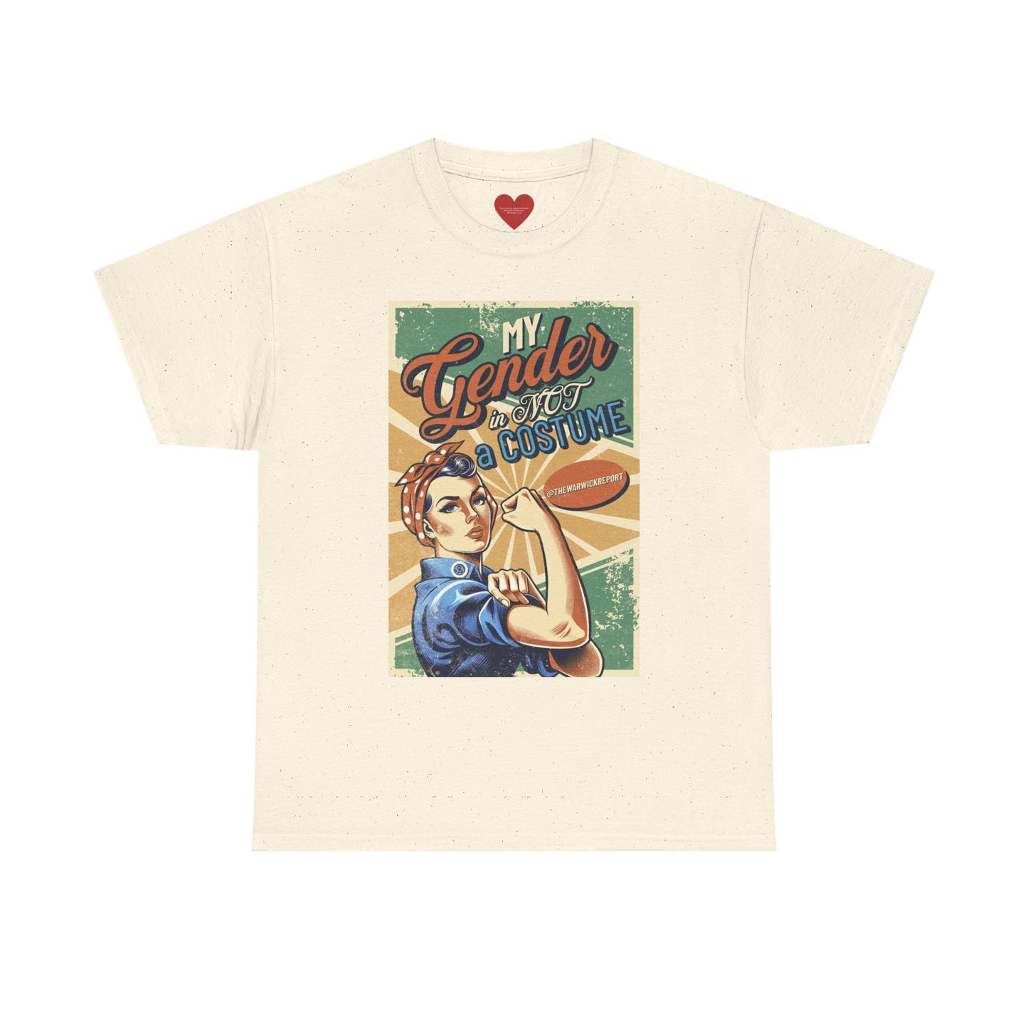 my gender is not a costume rosie tee