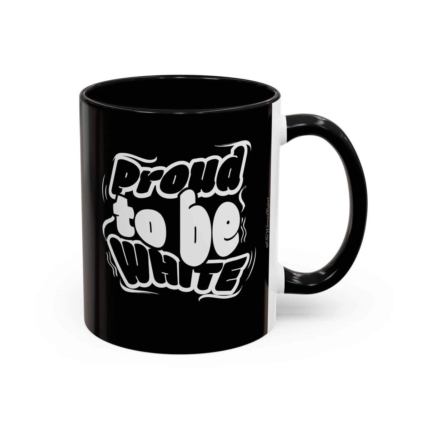proud to be white mug