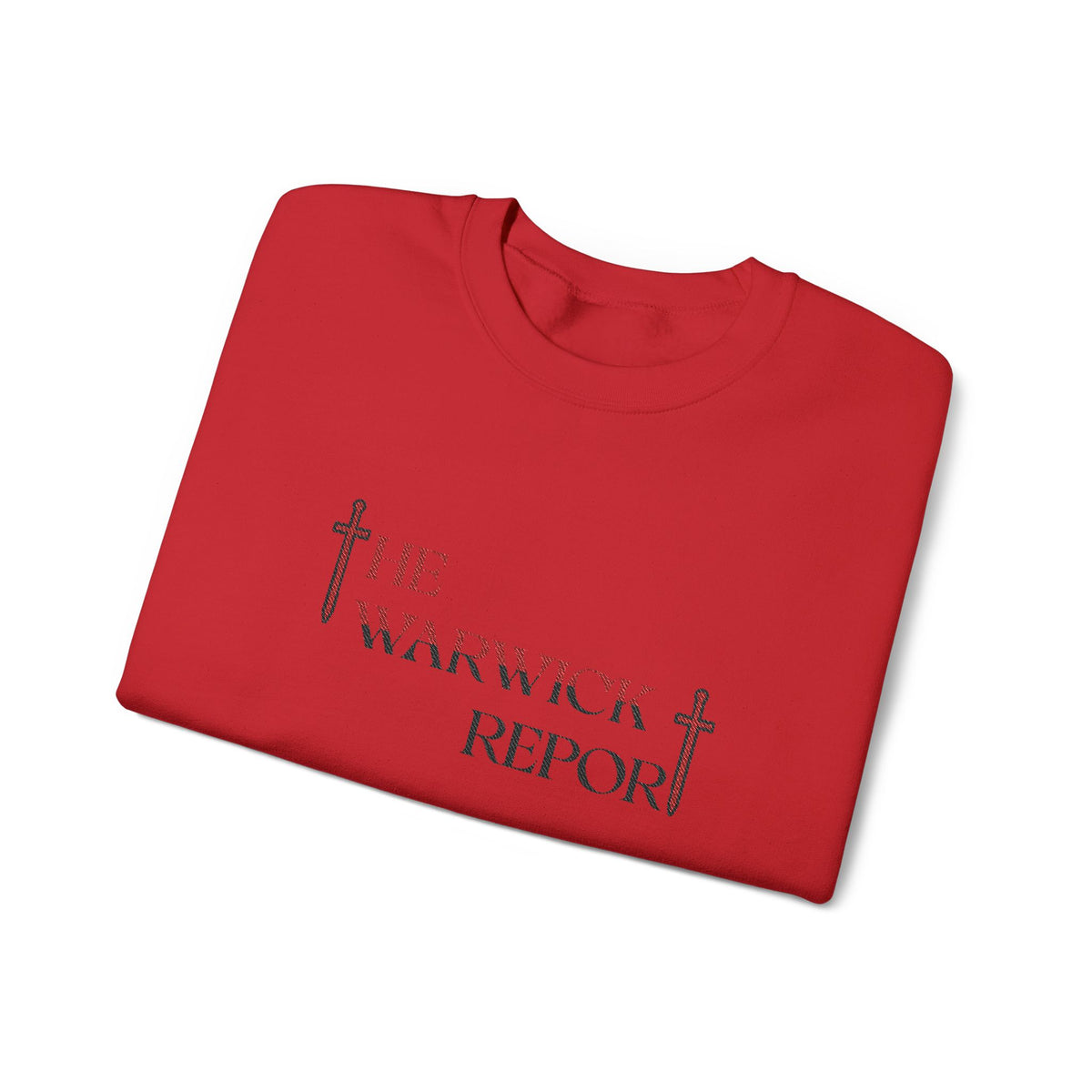 The Warwick Report Embroidered Crewneck