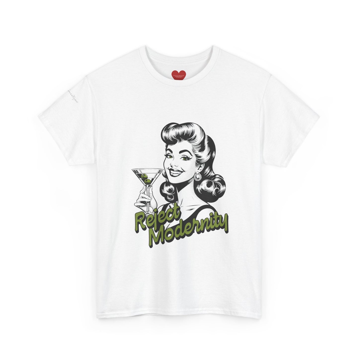 reject modernity martini tee