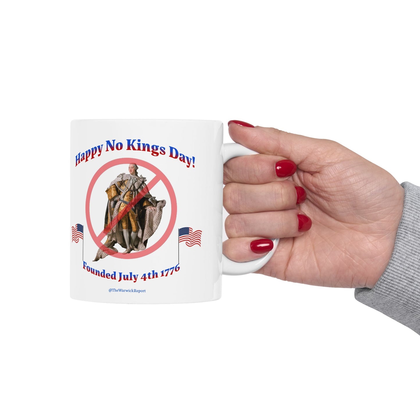 no kings day mug