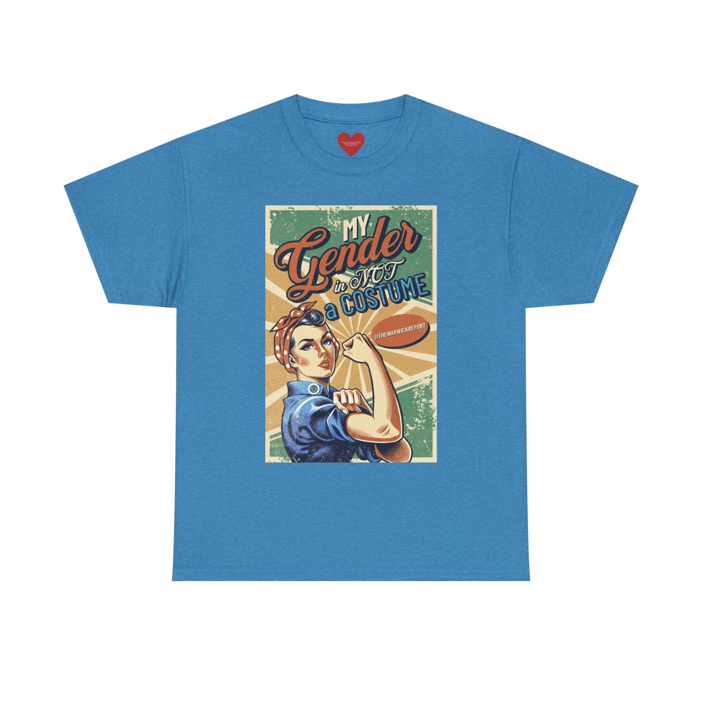 my gender is not a costume rosie tee