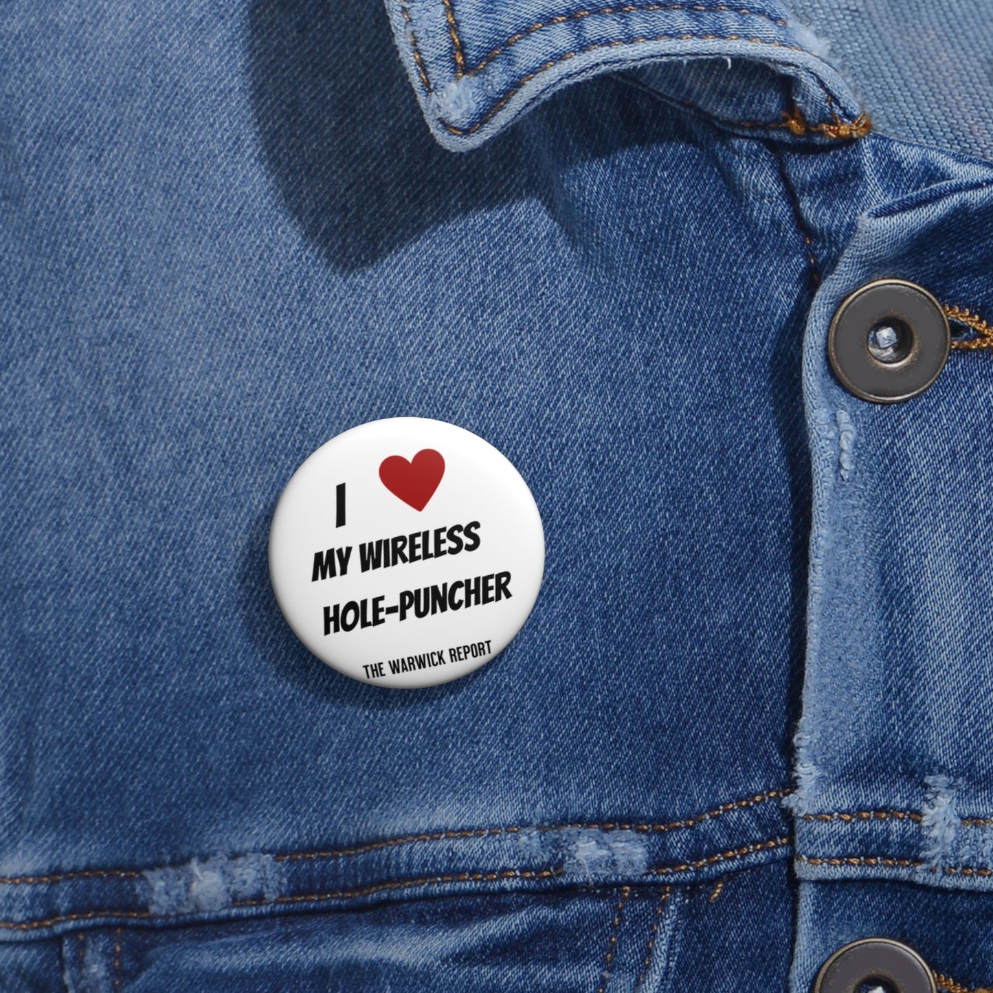 Wireless Hole-Puncher Pin Button