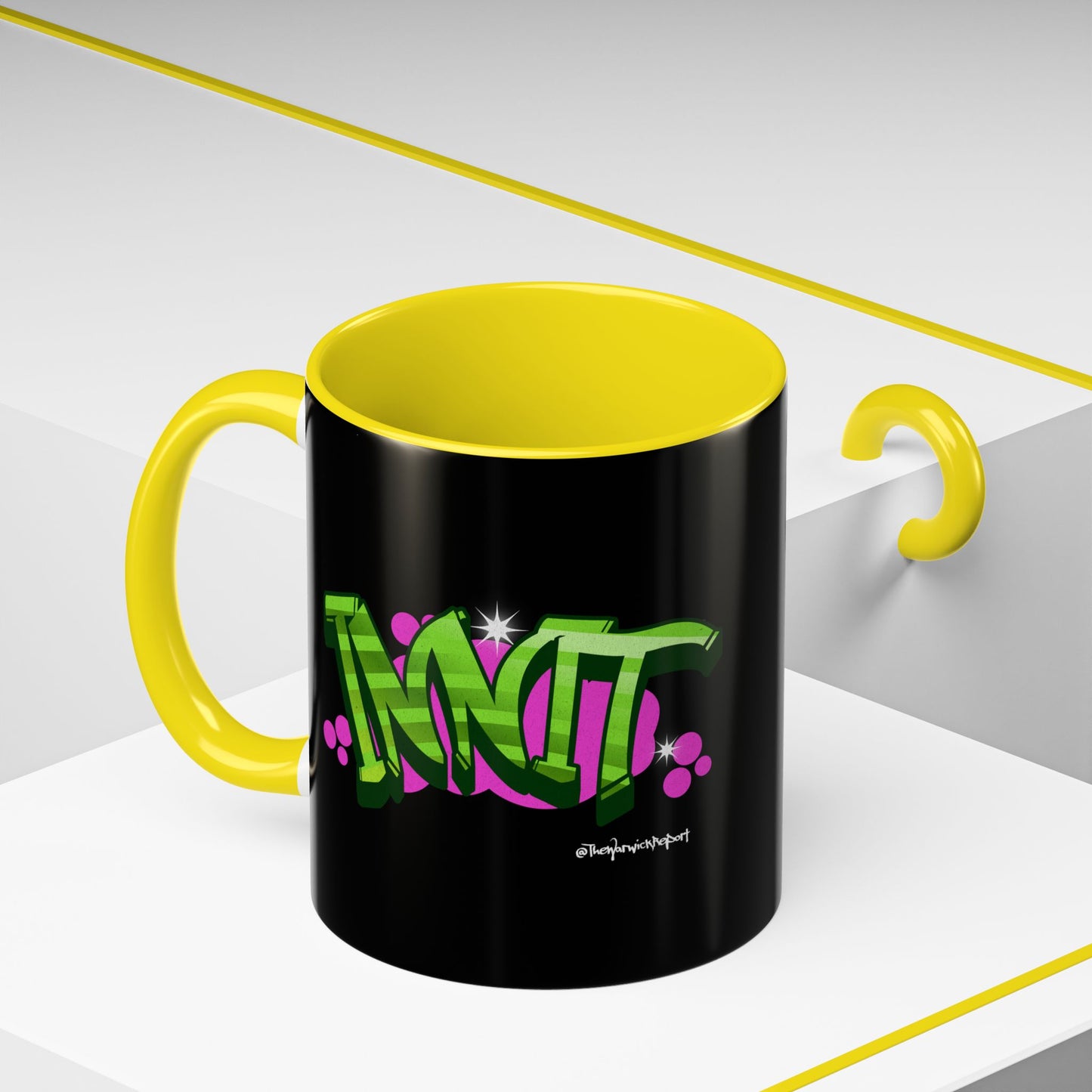 innit graffiti mug