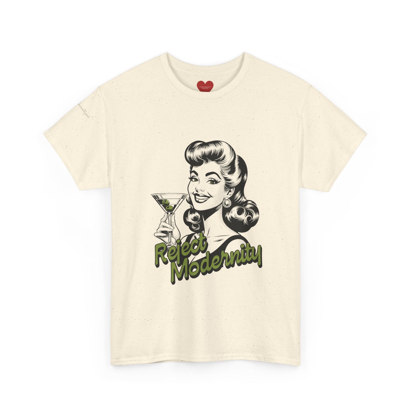 reject modernity martini tee