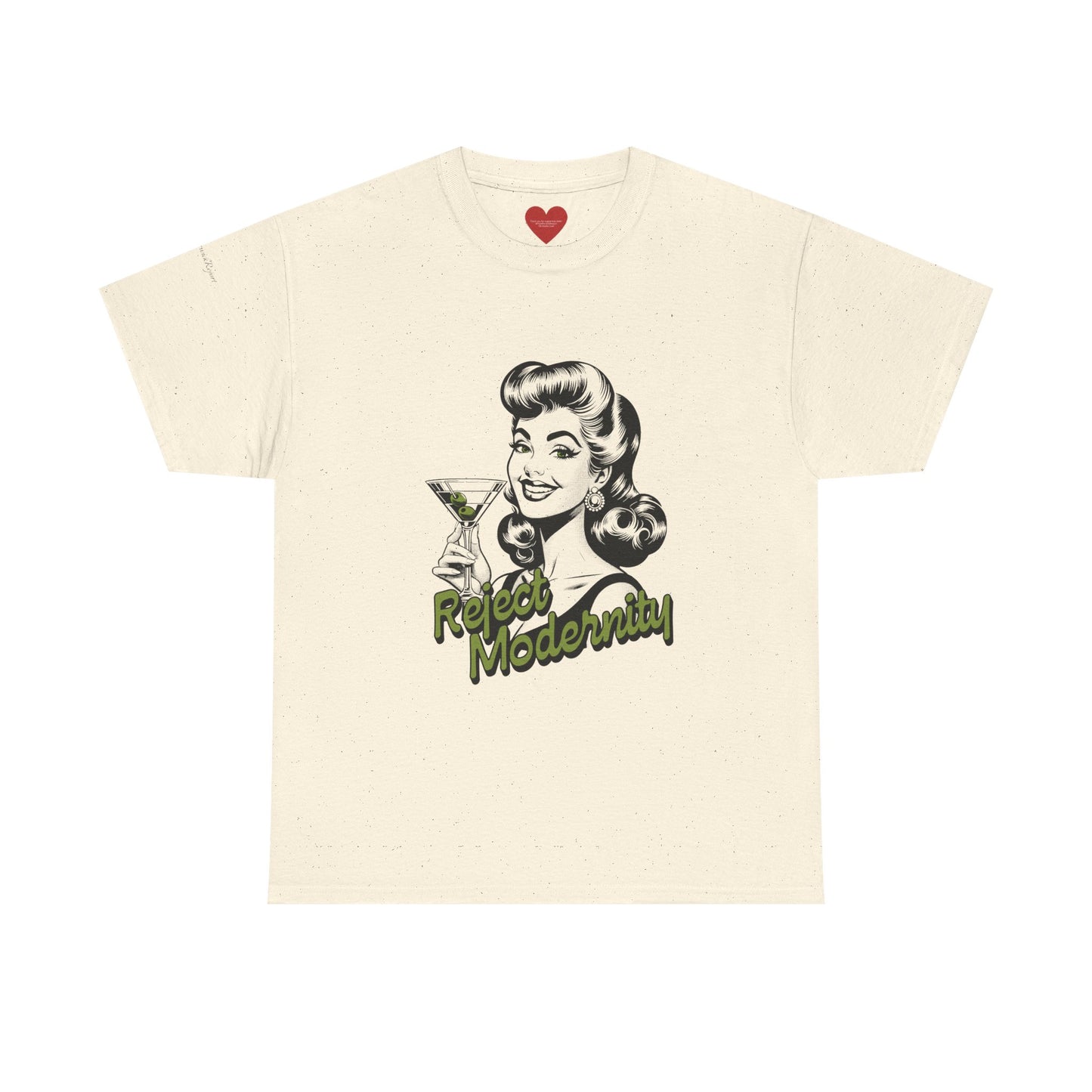 reject modernity martini tee