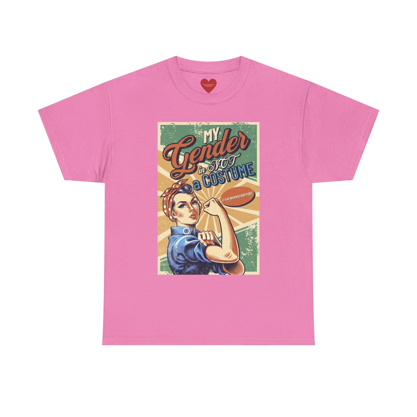 my gender is not a costume rosie tee
