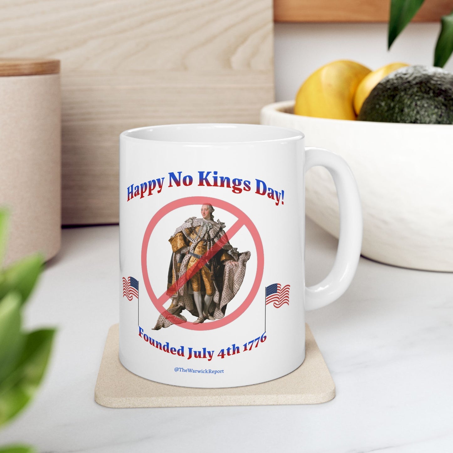 no kings day mug