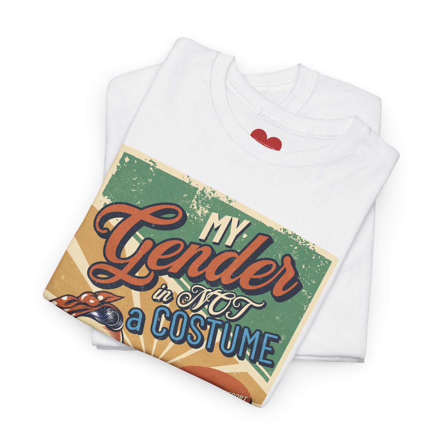 my gender is not a costume rosie tee