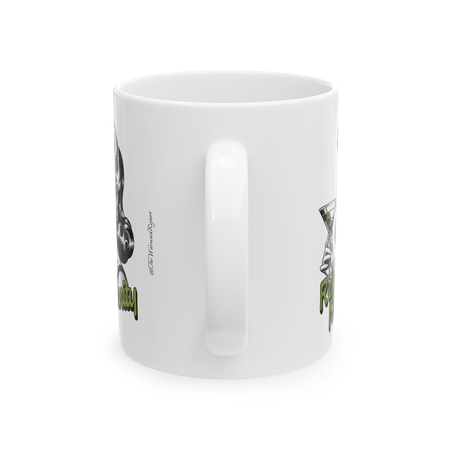 reject modernity martini mug
