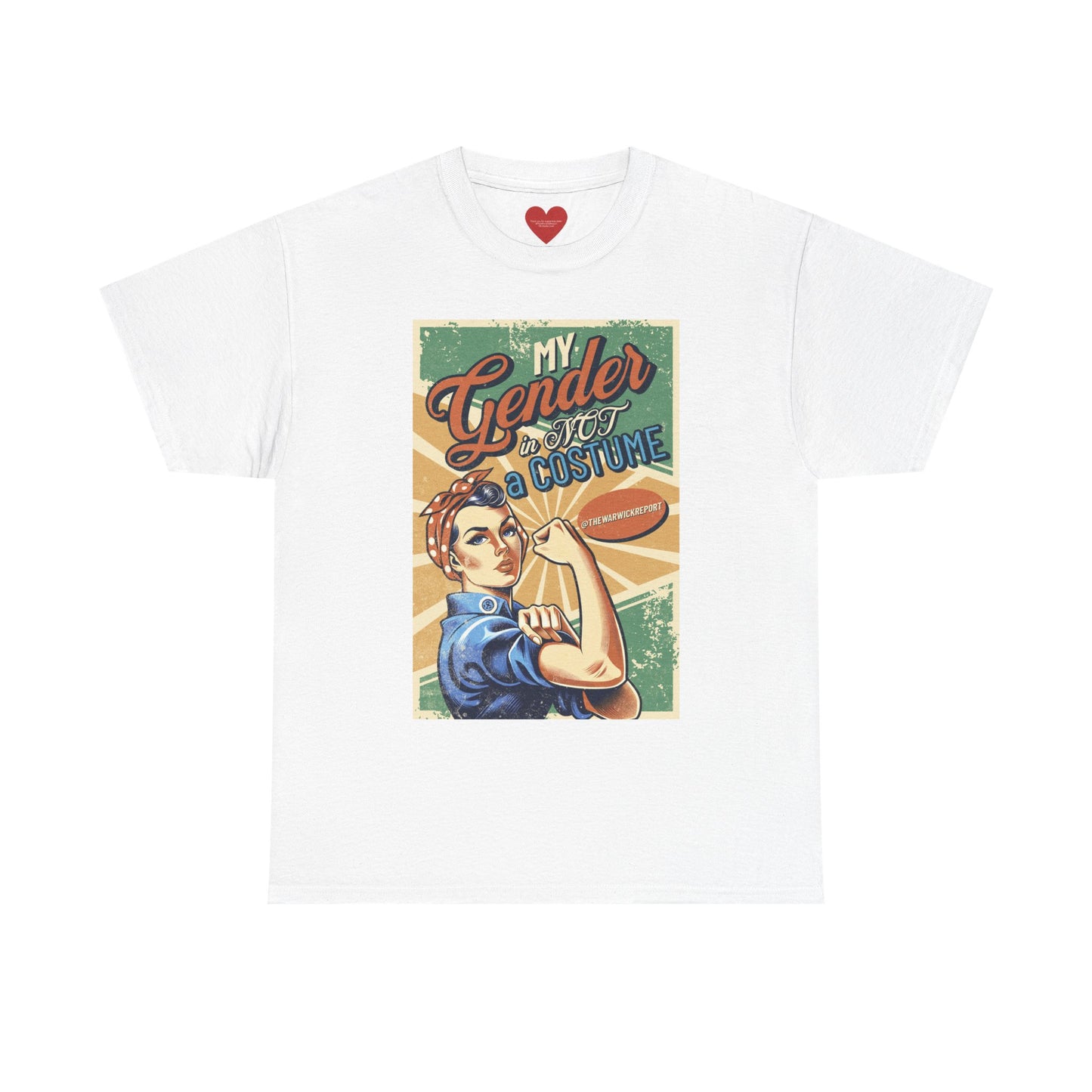 my gender is not a costume rosie tee
