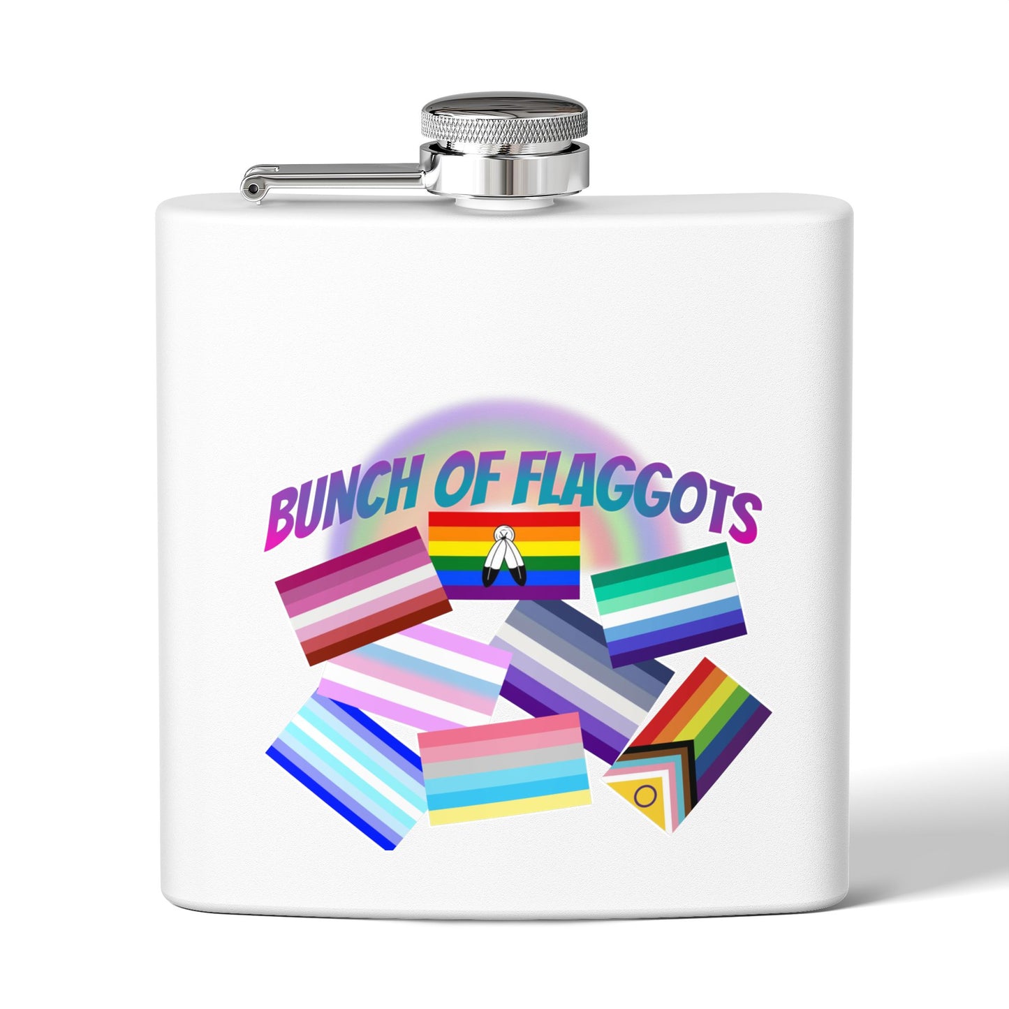 flaggots stainless steel flask