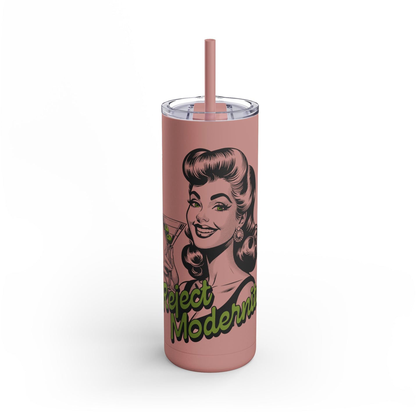 reject modernity skinny tumbler