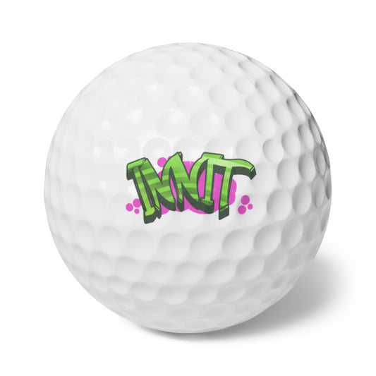 innit graffiti golf balls