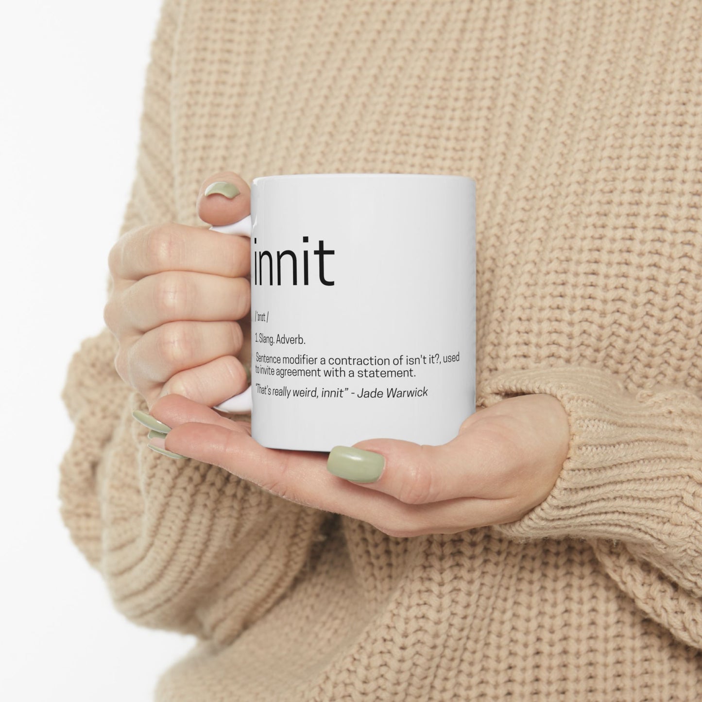 Innit definition mug