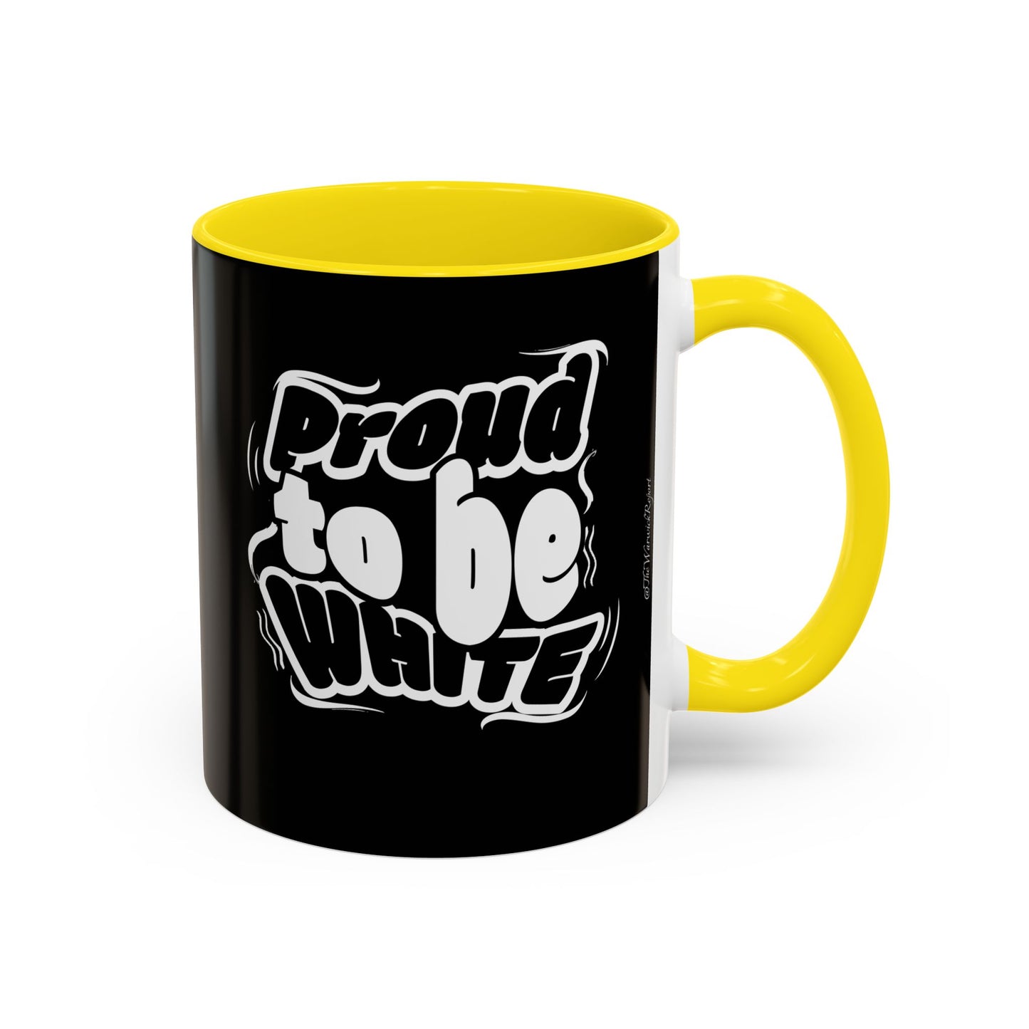 proud to be white mug