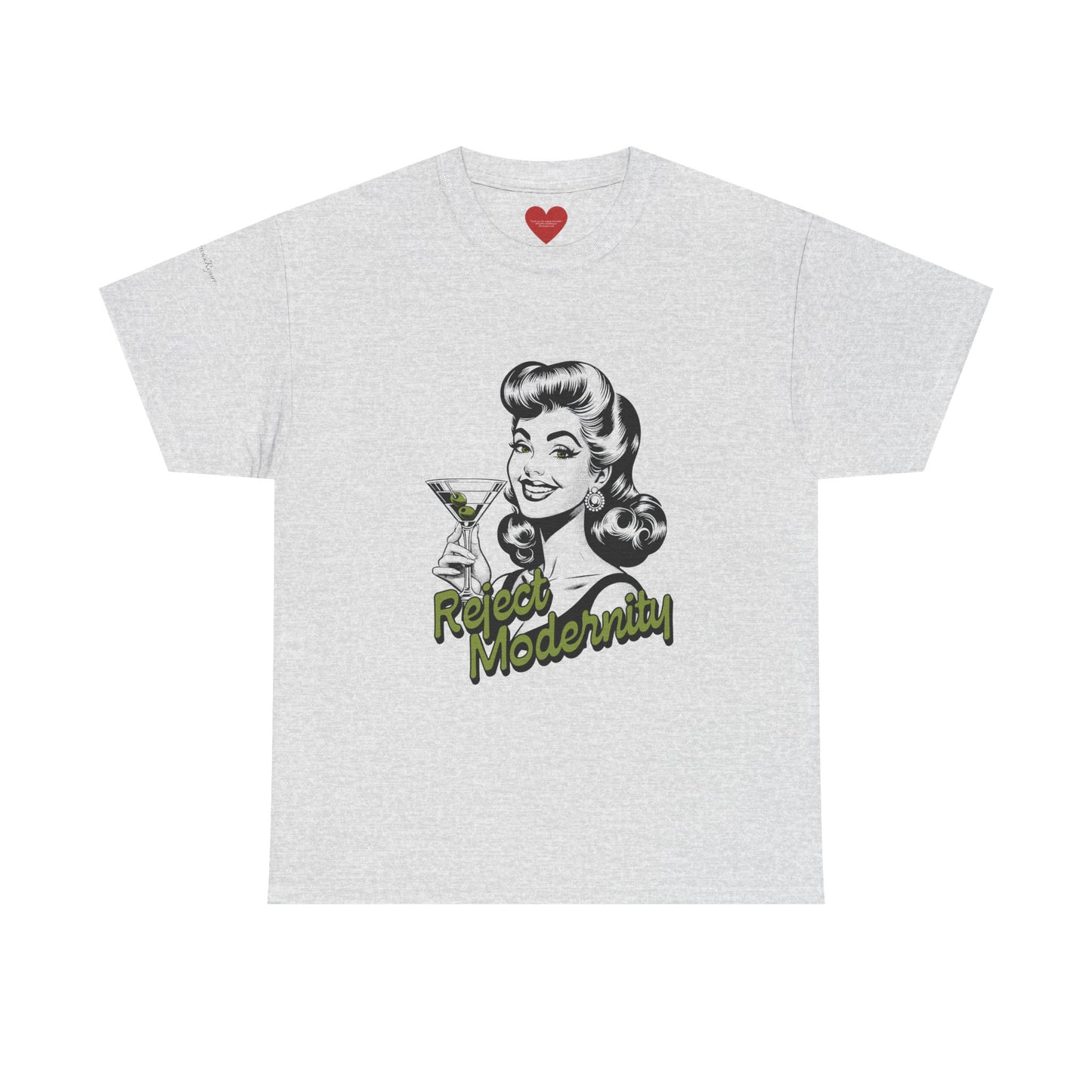 reject modernity martini tee
