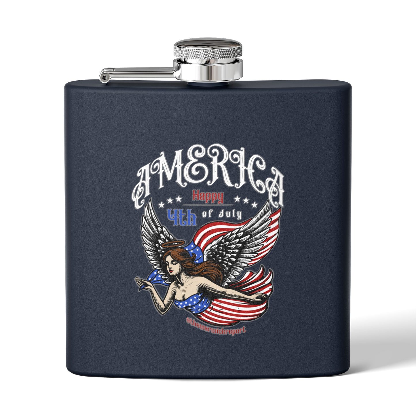 American angel stainless steel flask
