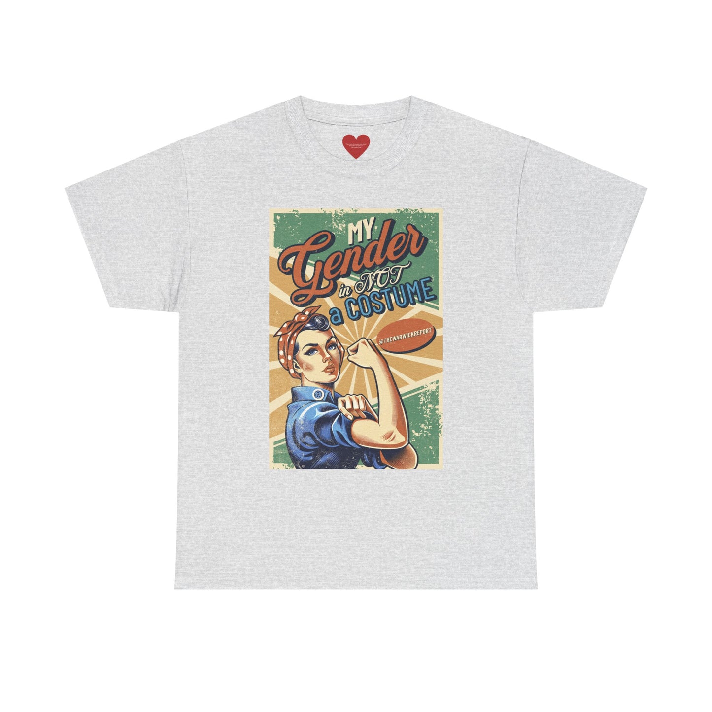 my gender is not a costume rosie tee