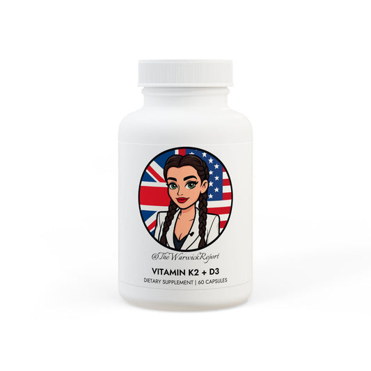 Vitamin K2 + D3 Supplement (60 Capsules)
