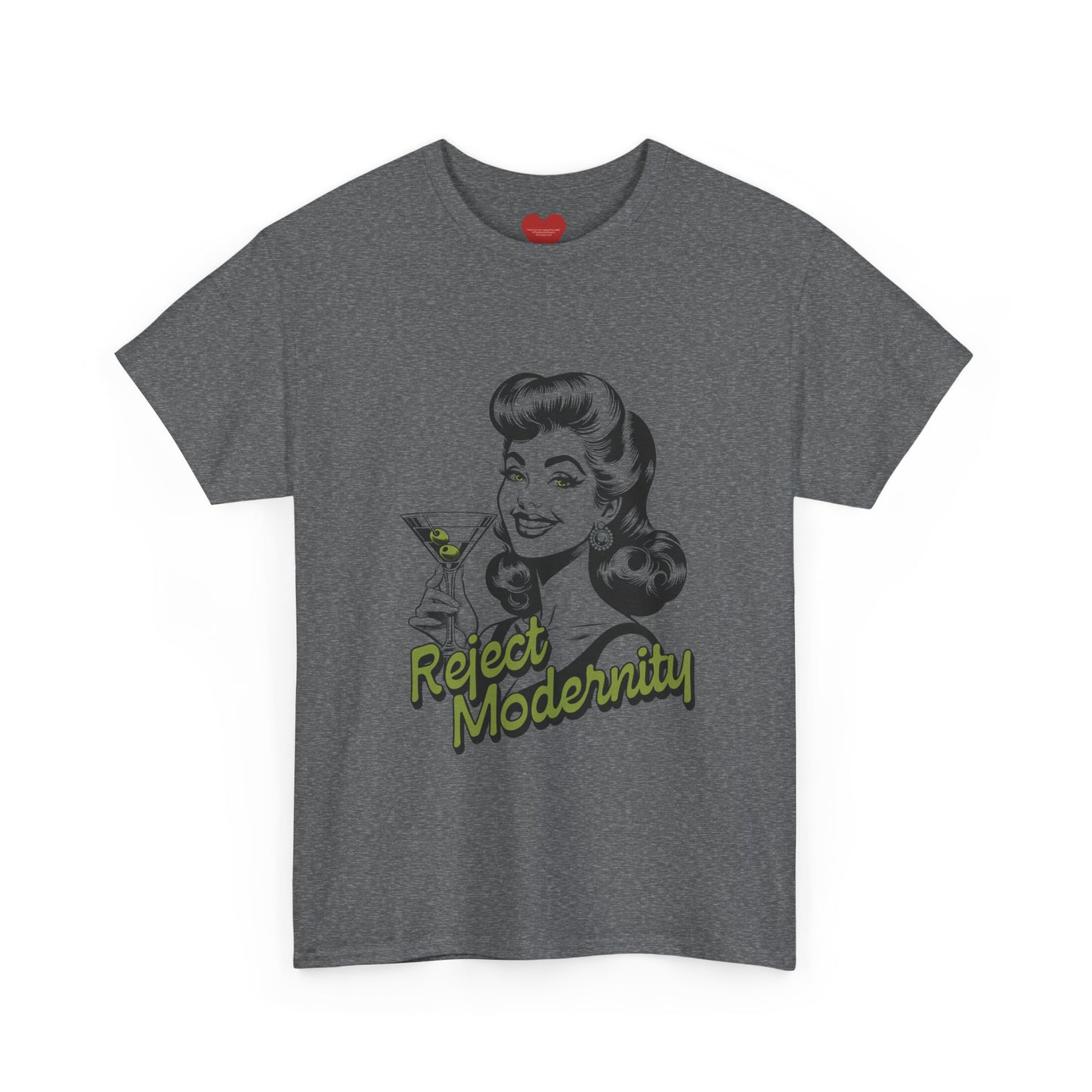 reject modernity martini tee