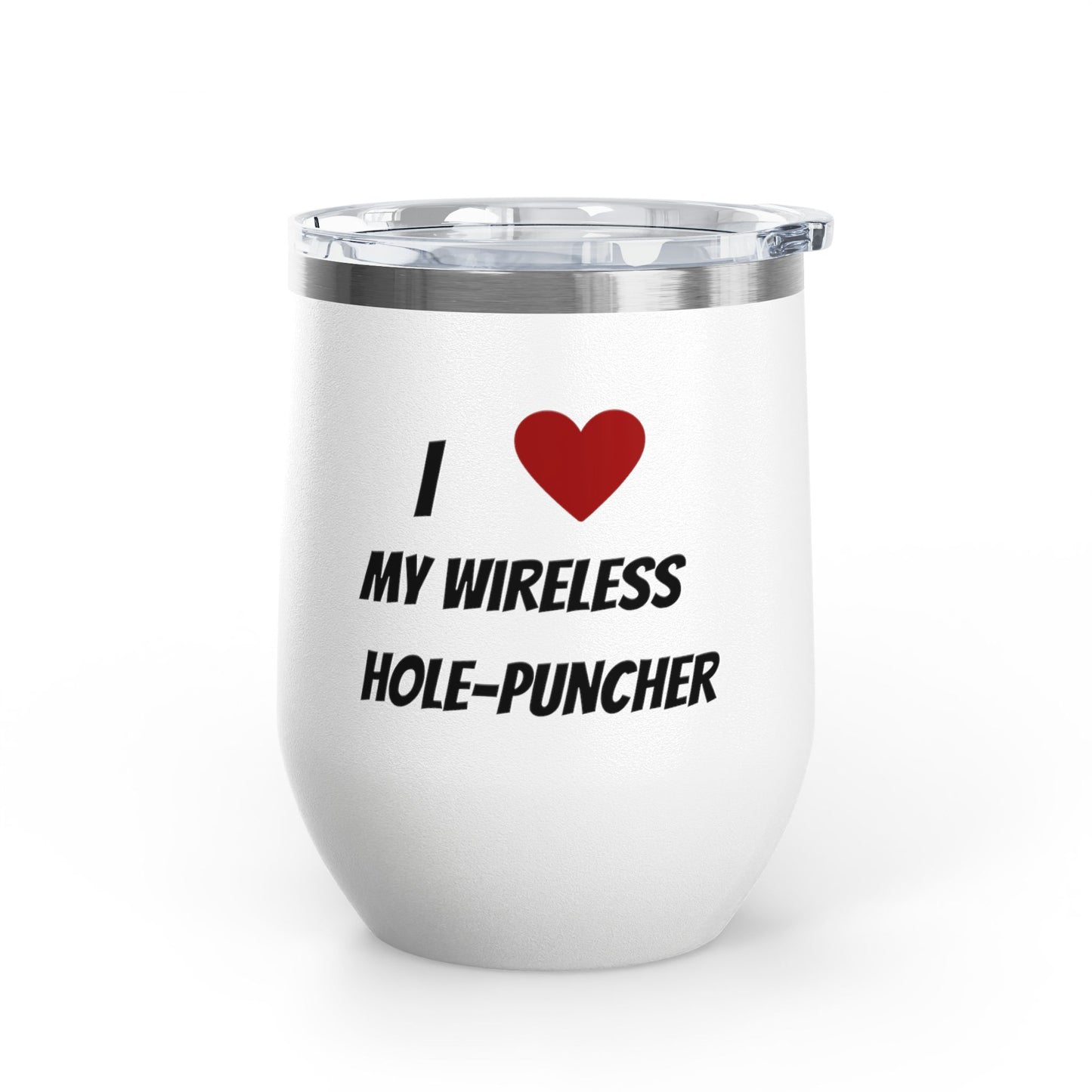 Wireless hole puncher wine tumbler