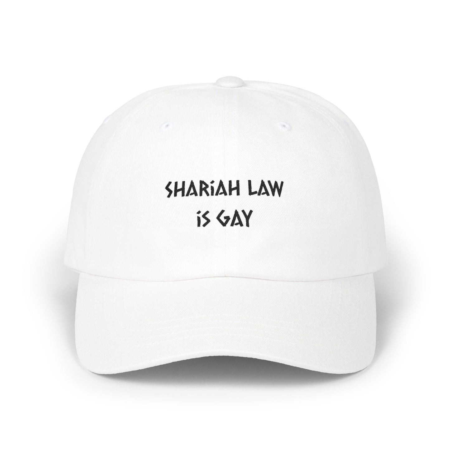 Shariah law is gay dad cap