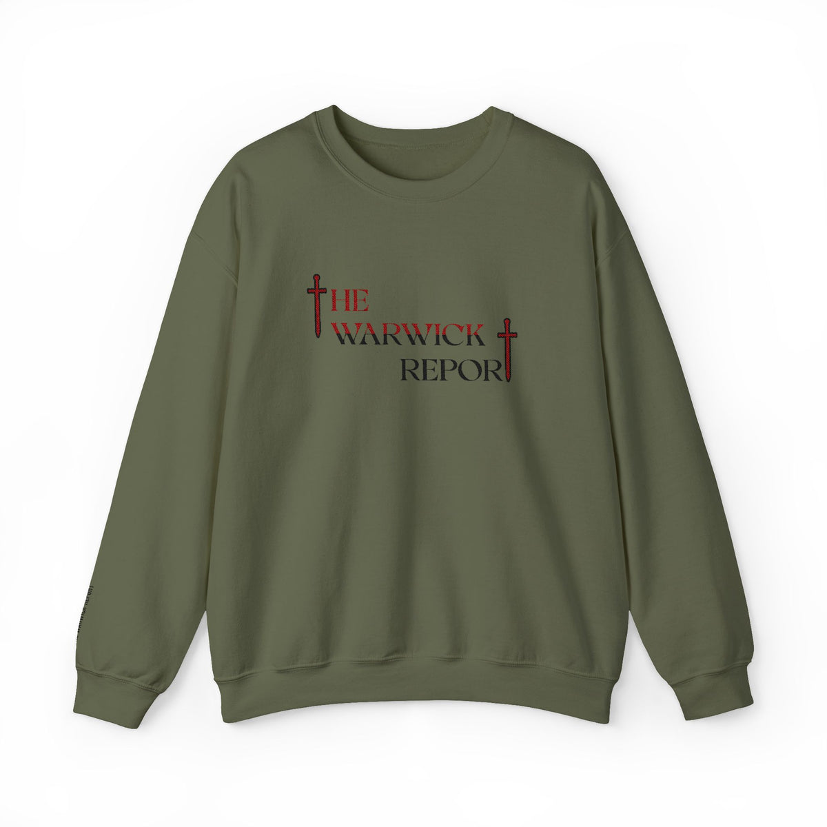 The Warwick Report Embroidered Crewneck