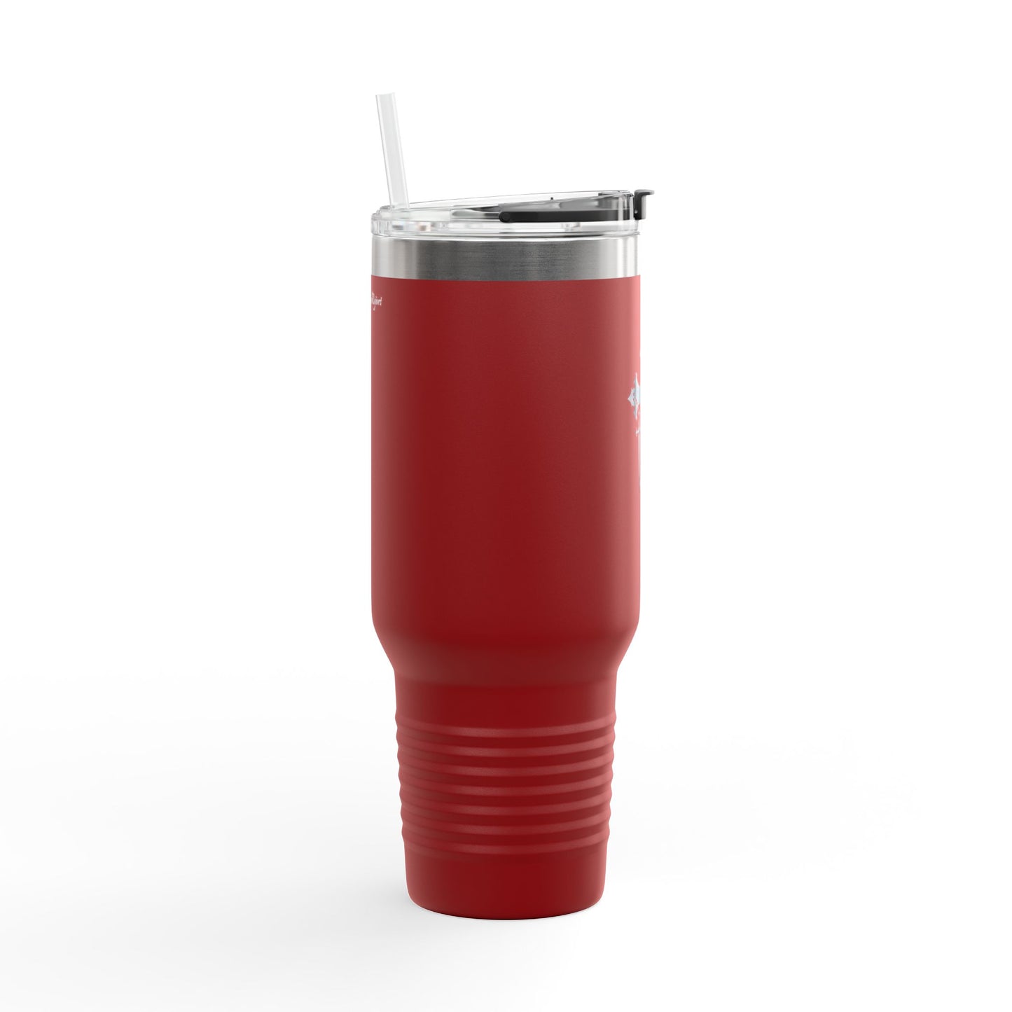 Cross and swords insulated travel mug