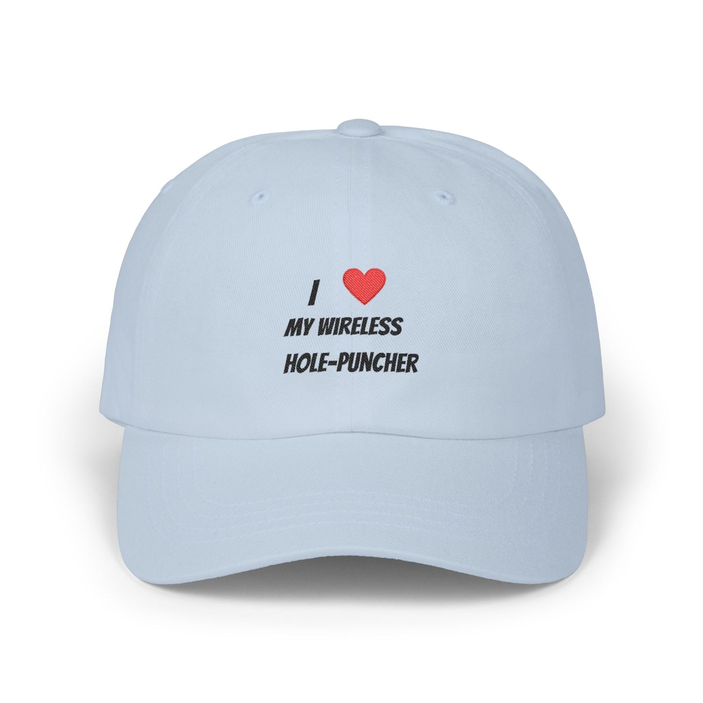 Wireless hole puncher dad cap