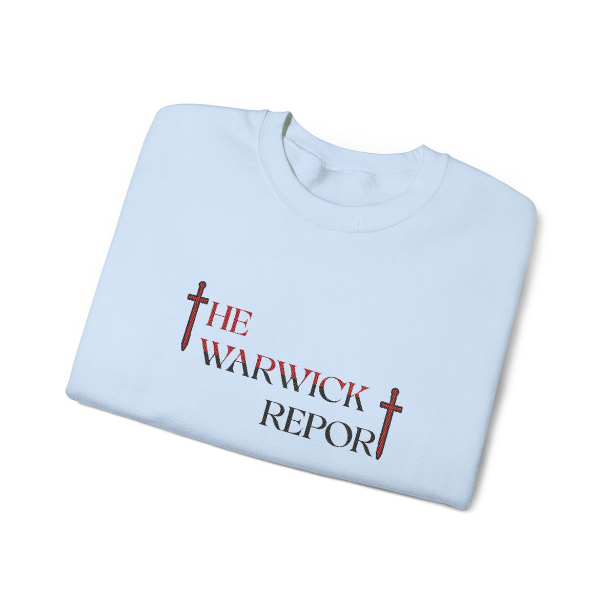 The Warwick Report Embroidered Crewneck