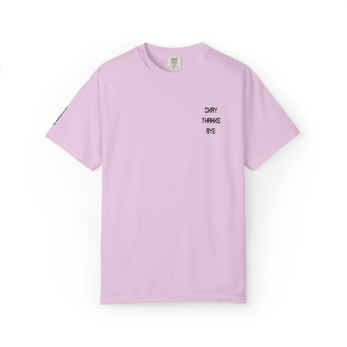 Okay thanks bye digital Embroidered T-Shirt