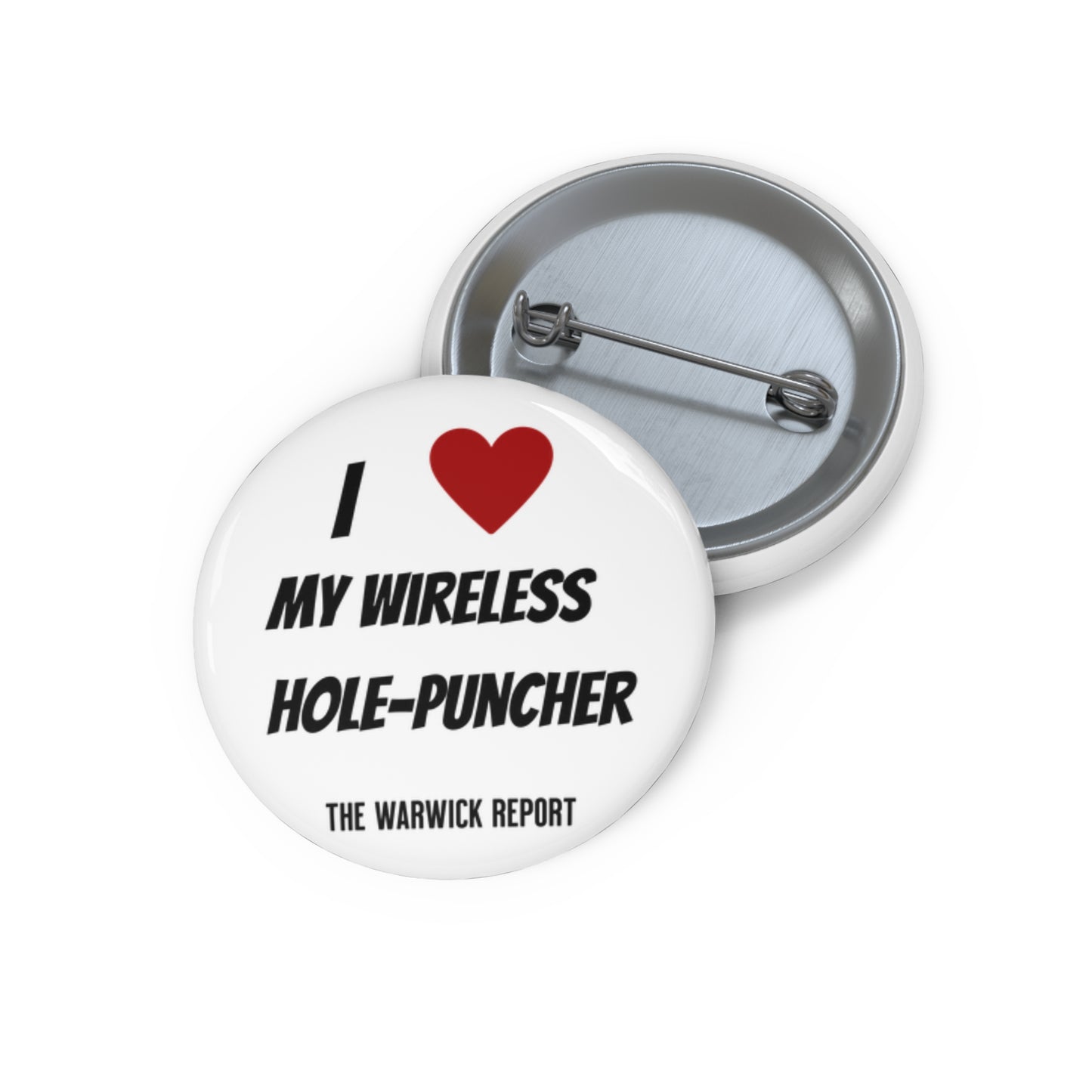 Wireless Hole-Puncher Pin Button