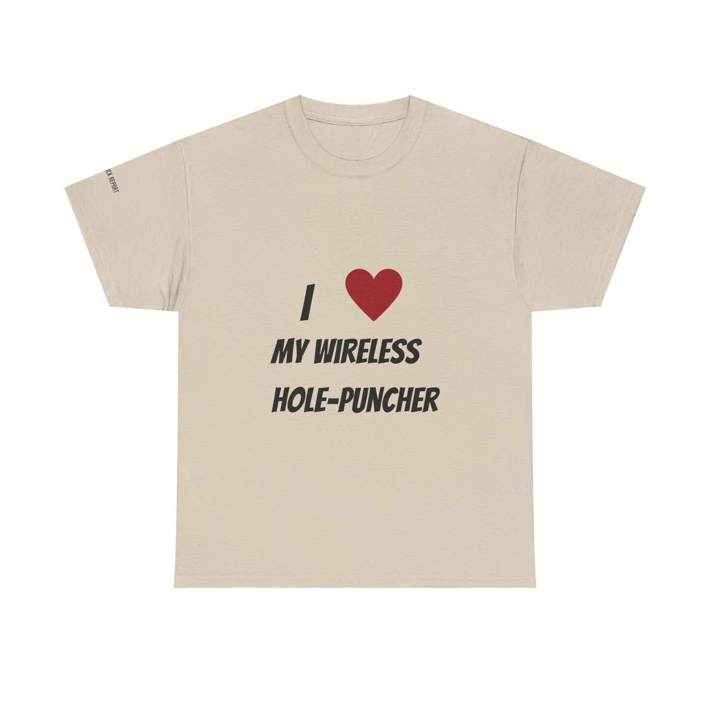 Wireless hole-puncher tee