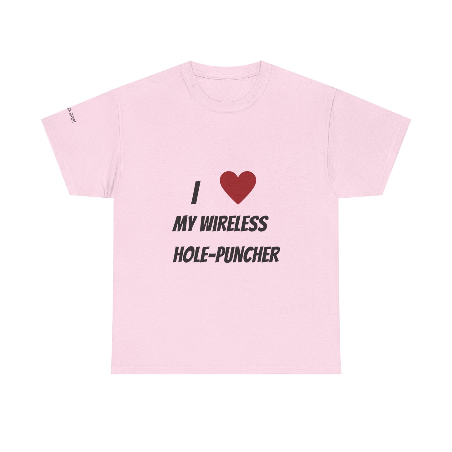 Wireless hole-puncher tee