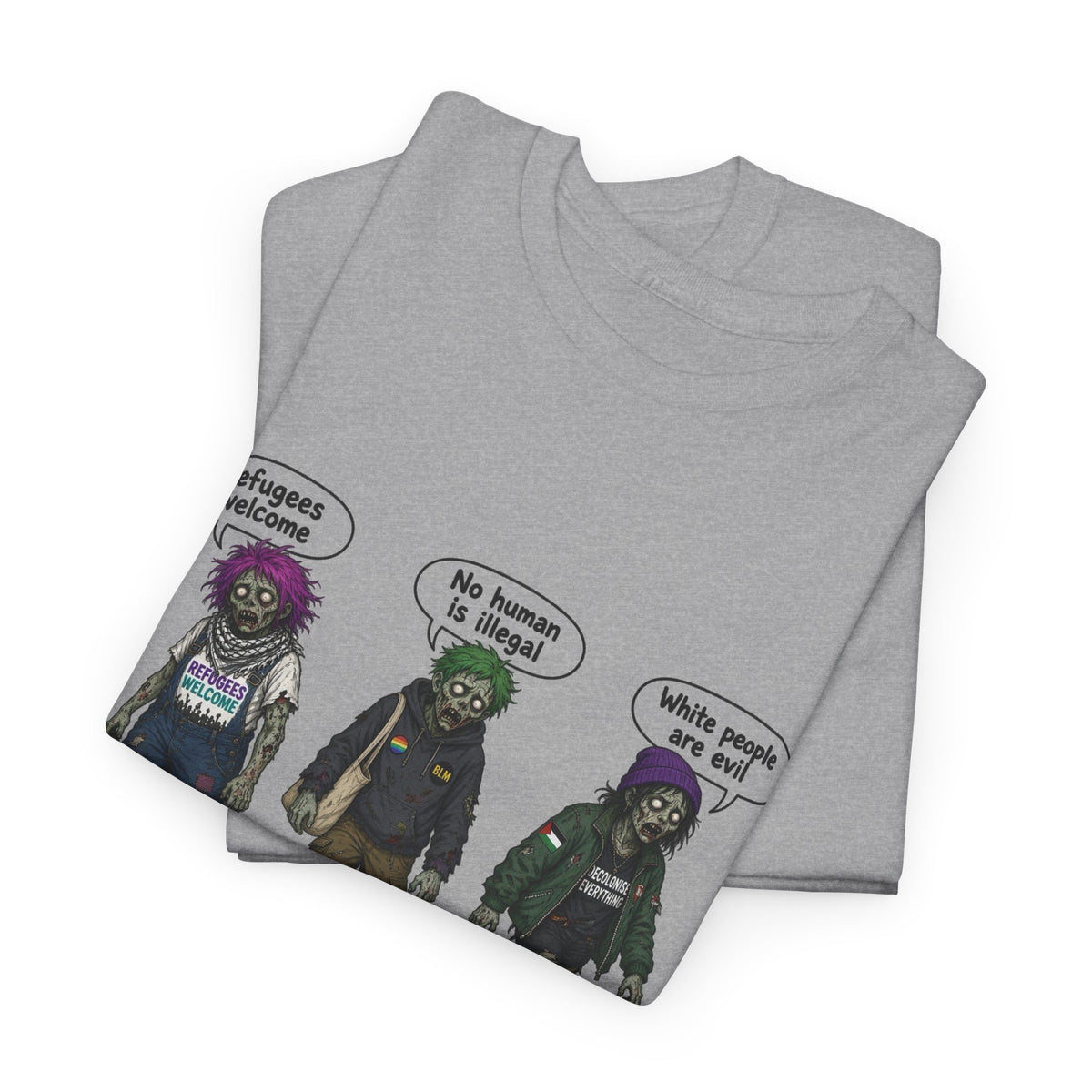 Halloween tee zombie