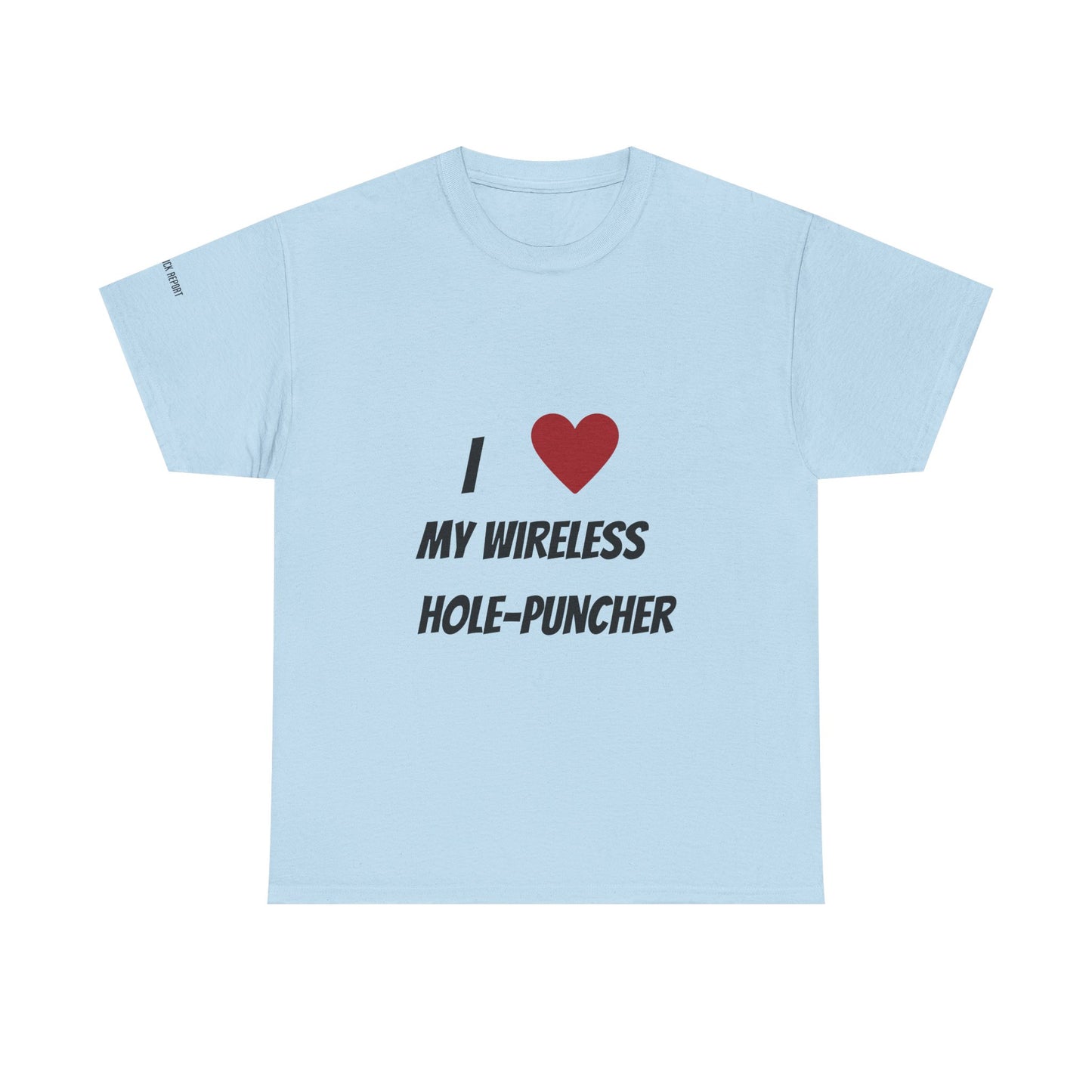 Wireless hole-puncher tee
