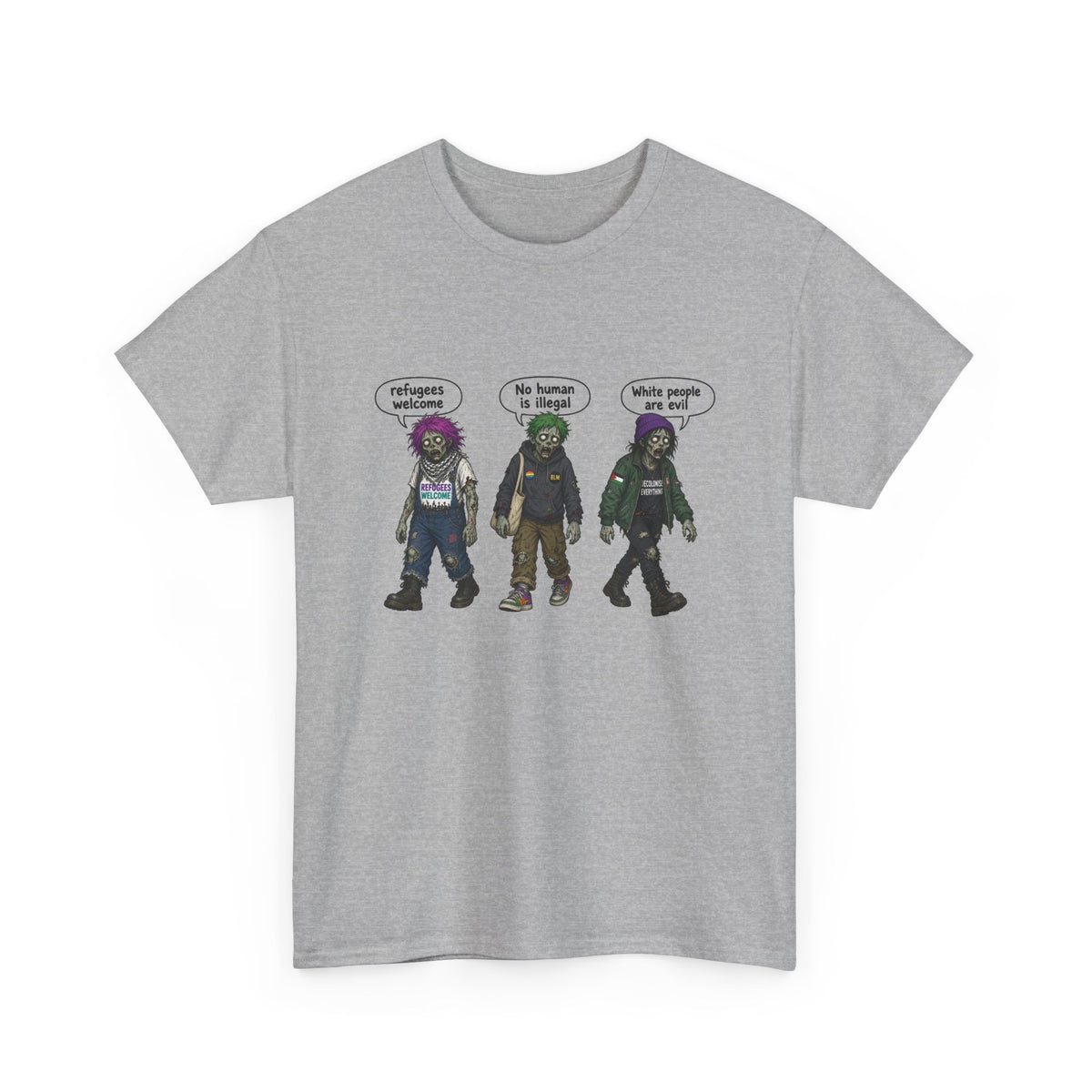 Halloween tee zombie