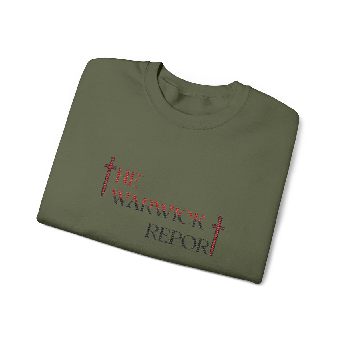 The Warwick Report Embroidered Crewneck