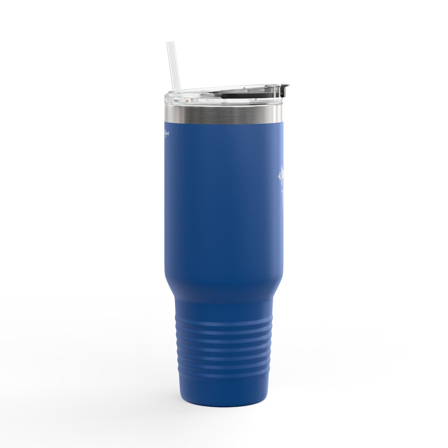 Cross and swords insulated travel mug