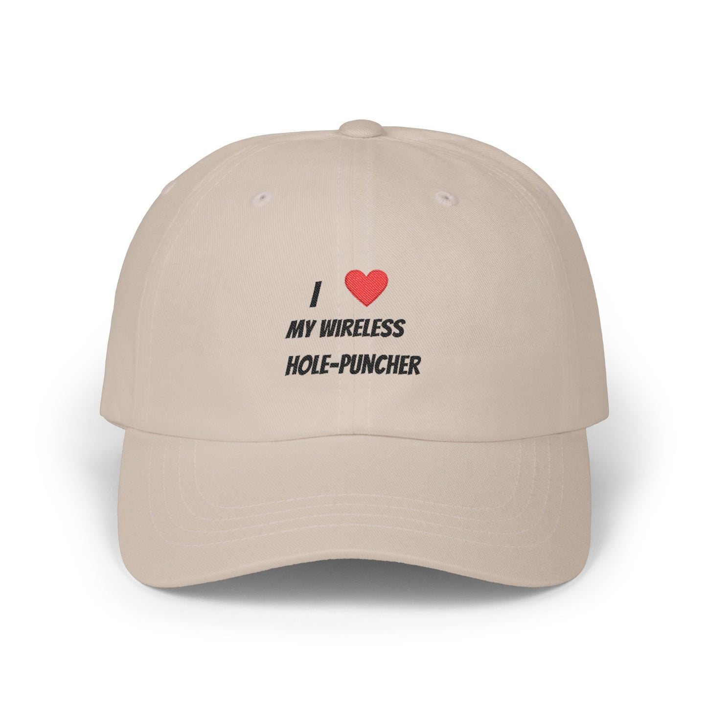 Wireless hole puncher dad cap