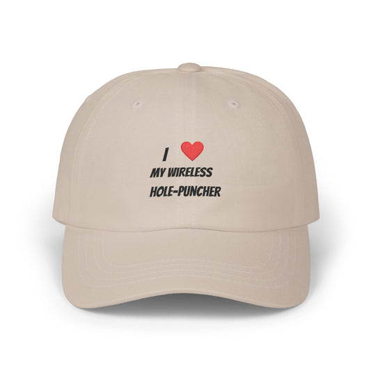 Wireless hole puncher dad cap