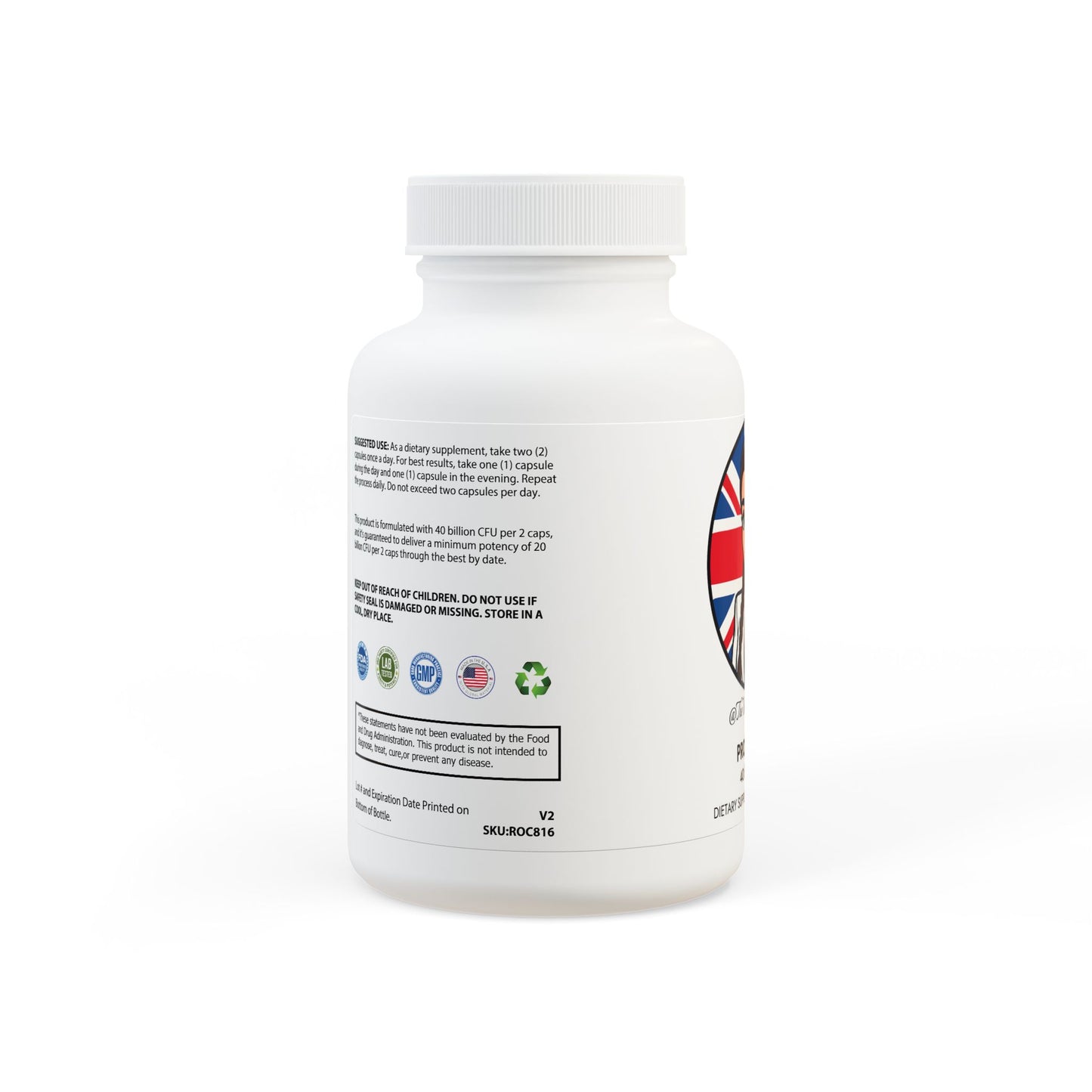 Probiotics Supplement (60 Capsules)