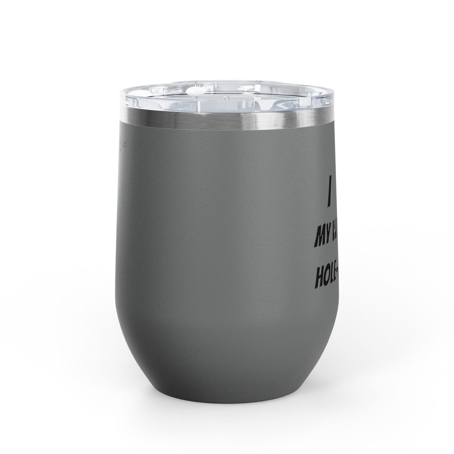 Wireless hole puncher wine tumbler