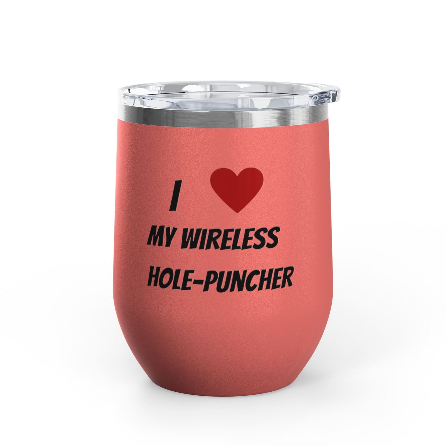Wireless hole puncher wine tumbler