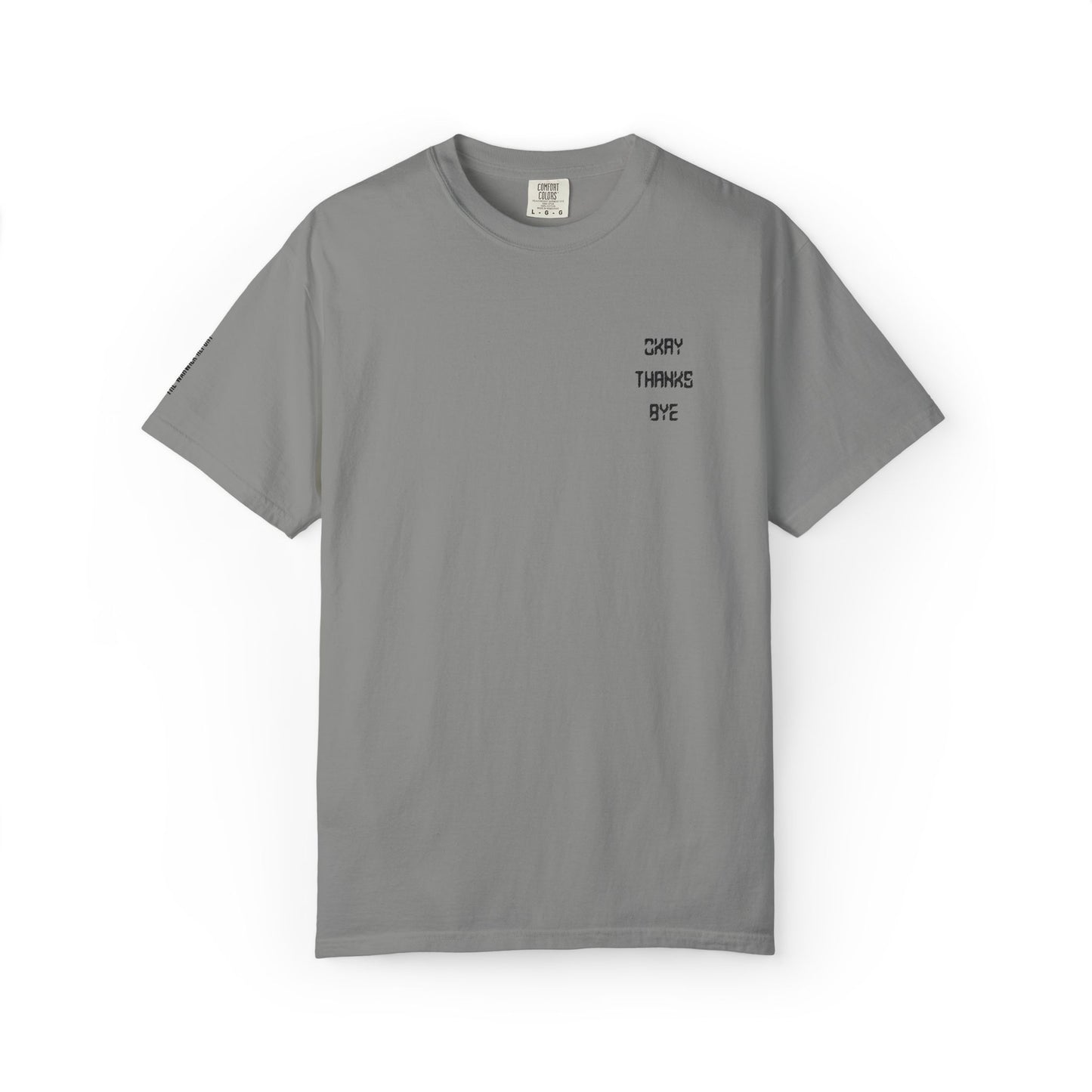 Okay thanks bye digital Embroidered T-Shirt