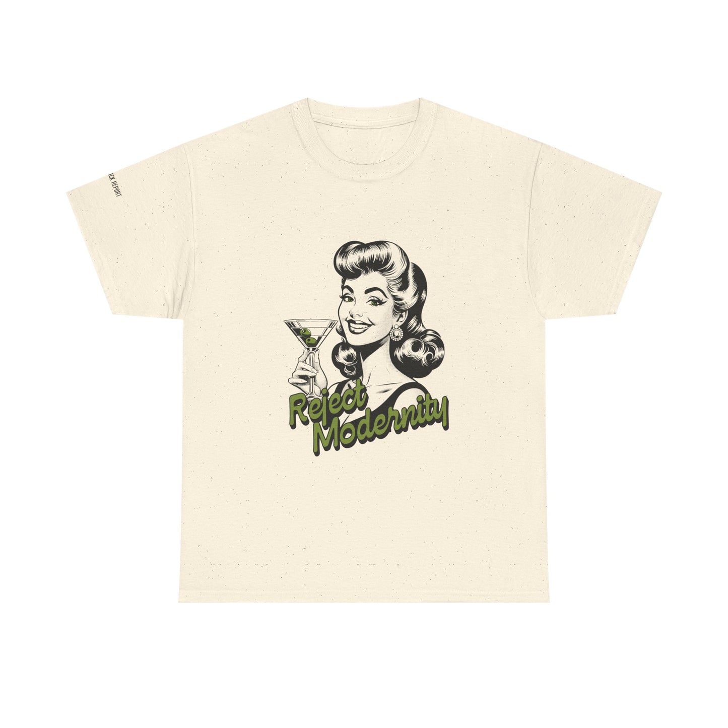 reject modernity martini tee